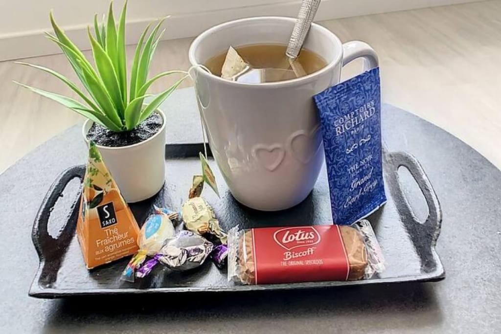 Cosy T2 Wifi Parking Proche Gare Centre Ville Saint-Quentin  Luaran gambar