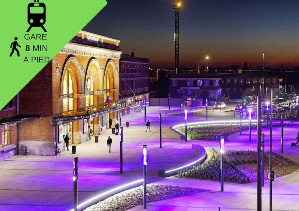 Cosy T2 Wifi Parking Proche Gare Centre Ville Saint-Quentin  Luaran gambar